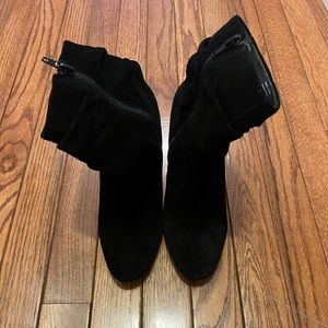 Size 6.5 Black Suede Aldo Boots